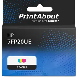 Druckerpatrone kompatibel mit HP 7FP20UE (308) - 3-farbig - Hohe Kapazität