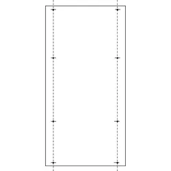 ABN PVC-Montageplatte AS-205 SY47436M