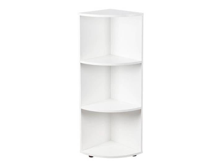 Étagère d'Angle 3 Niveaux  Jake  110cm Blanc