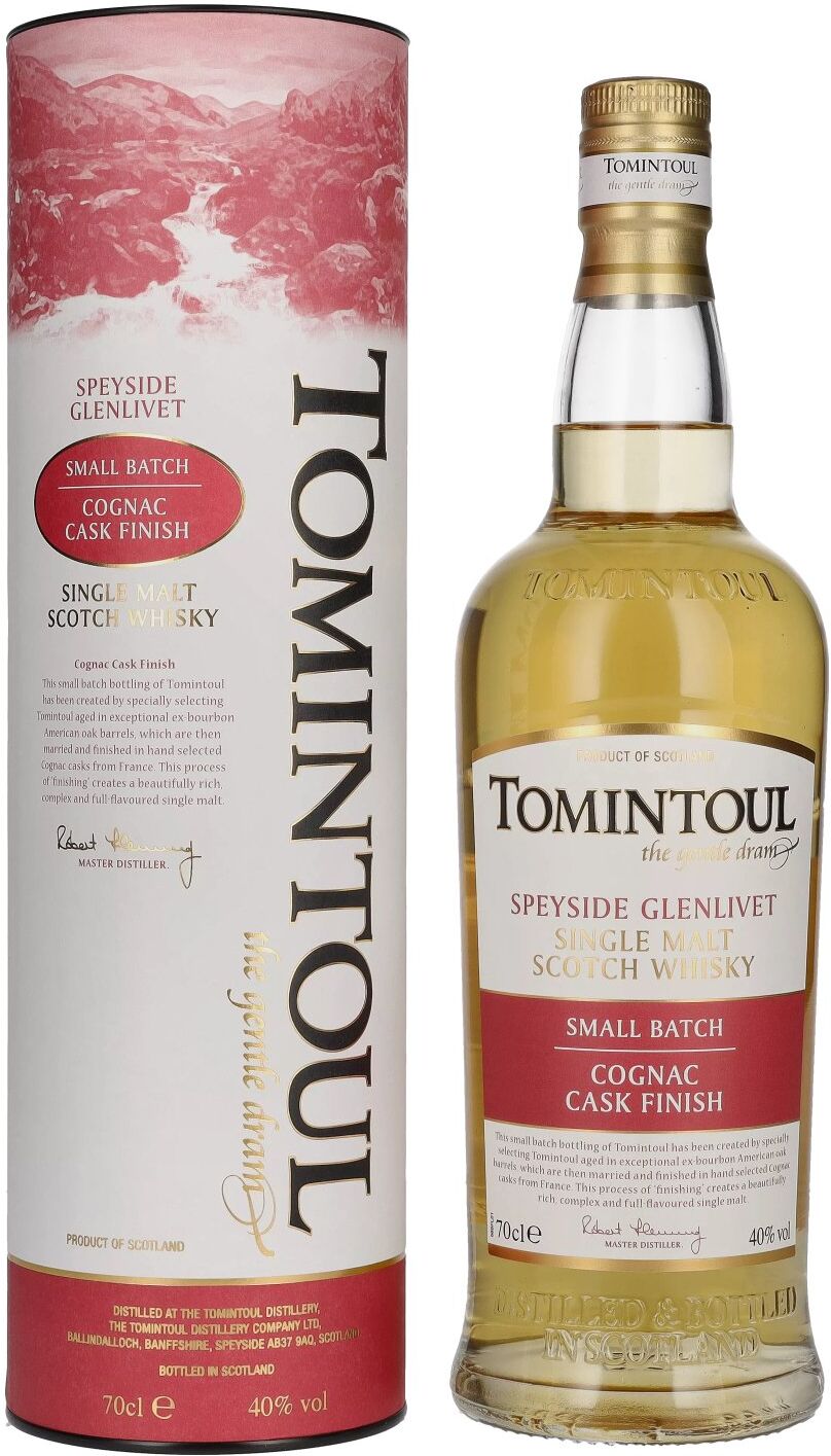 Tomintoul Small Batch Cognac Cask Finish 40% Vol. 0,7l in Geschenkbox