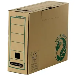 Fellowes Bankers Box® Earth Series Archivschachtel - A4, Rückenbreite 100 mm