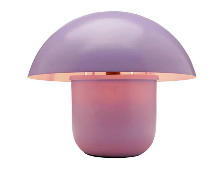 Kare-Design Tischleuchte Mushroom, Lila, Metall, Pilz, 29x27x29 cm, Lampen & Leuchten, Innenbeleuchtung, Tischlampen, Tischlampen