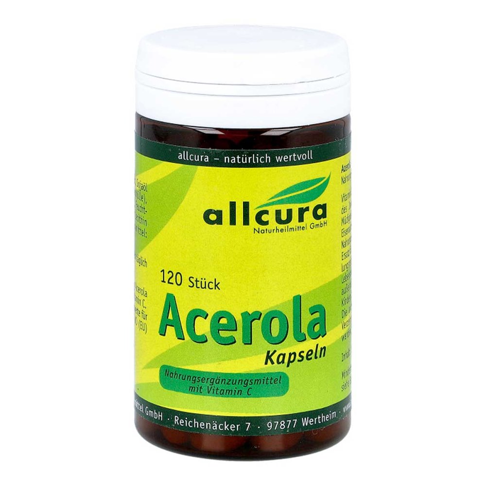 allcura Naturheilmittel GmbH Acerola Kapseln natürl.Vitamin C 03994900
