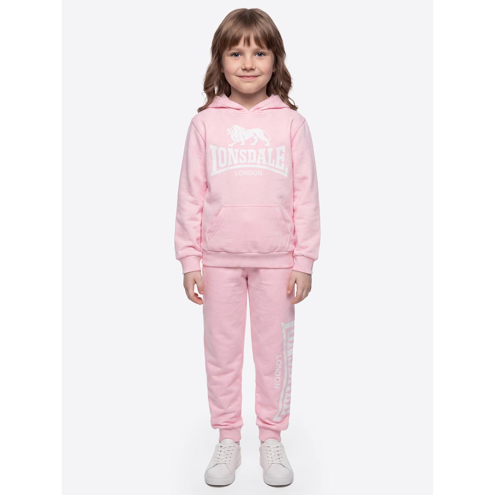 Lonsdale Kinder Trainingsanzug mit Kapuze normale Passform TILNEY JUNIOR