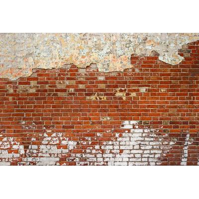 Fototapete PAPERMOON "STEINWAND-STEIN STRUKTUR HOLZWAND ZIEGELWAND WANDTAPETE", bunt, B:2,5m L:1,86m, Vlies, Tapeten