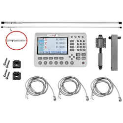 4-Achsen Magnetband-Messsystem-Set mit LCD-Bildschirm für PM3700