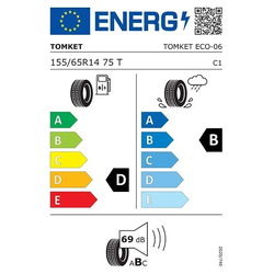 TOMKET ECO 155/65 R14 75T