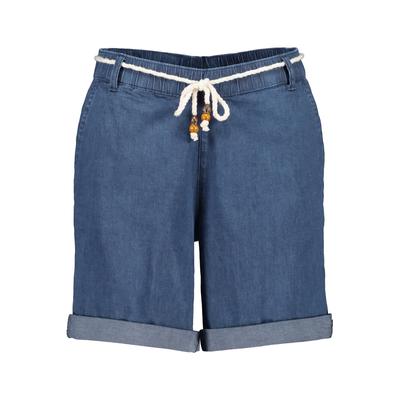 Shorts ALIFE & KICKIN, Damen, Gr. XS, Normalgrößen, denim, 98% Baumwolle, 2% Elasthan, Hosen Shorts, Kurzhose aus Baumwoll-Materialmix mit Relaxed Fit und Gummibund