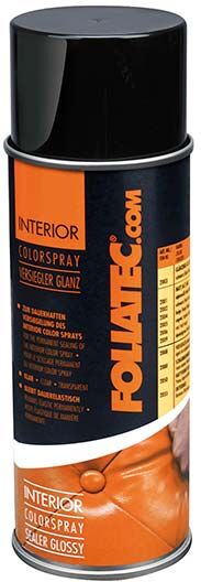 Foliatec Innenraum Farbspray Interior Versieglerspray Klar, Glänzend (400 Ml) 2008 0.4l