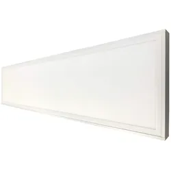 Aufputz LED Panel Deckenleuchte Quadrat 40 Watt-Eckig 120x30 cm inkl. Aufbaurahmen Warmweiß