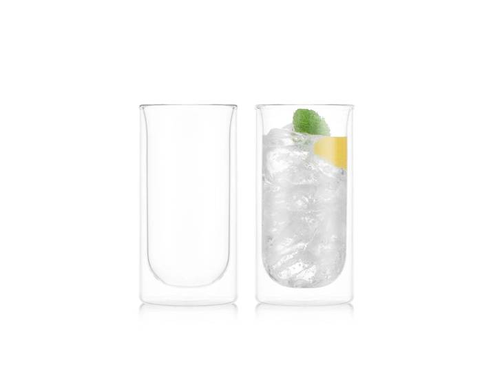Bodum Verres à double paroi - 2 pièces - 280 ml - Verre à gin-tonic