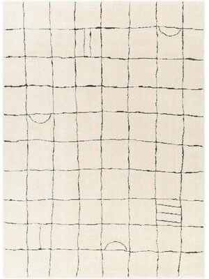 Livabliss Freud Modern Abstract Grid Area Rug