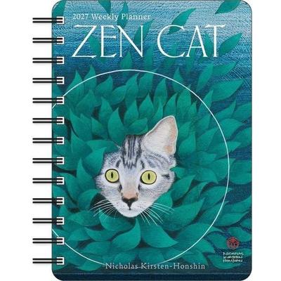 Zen Cat 2027 Weekly Planner Calendar