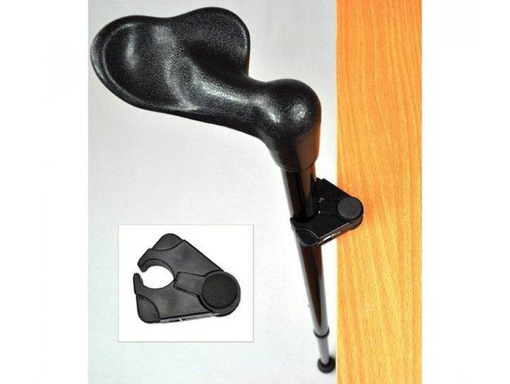 Comforthulpmiddelen Stokkikker - Stokkikker - Rubber kussentje - Zwart