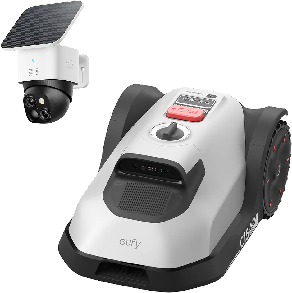 eufy Robot tondeuse C15 Solo (sans Garage)+ SoloCam S340