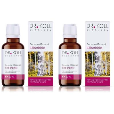 Gemmo-Mazerat Silberbirke Dr.Koll Betula alba Tro. 2x 2x50 ml Tropfen