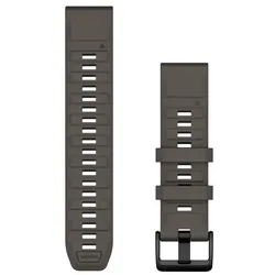 GARMIN Schnellwechsel-Armband für Fenix | Silikon 22 mm | Kieselgrau