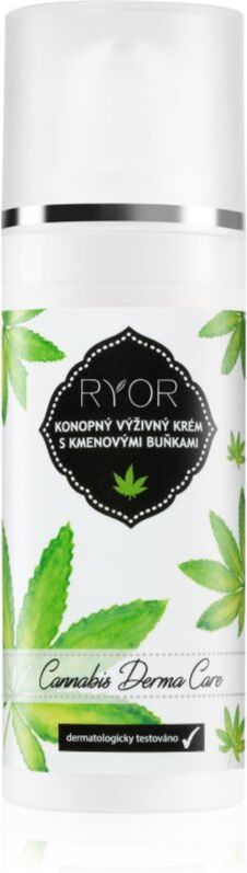 RYOR Cannabis Derma Care nourishing hemp cream with stem cells 50 ml