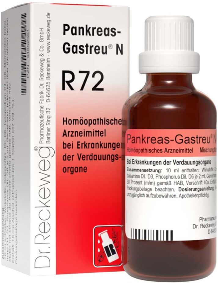 Pankreas-Gastreu N R72 Tropfen zum Einnehmen