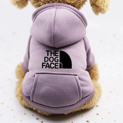 Uplift Treasures Warm Cowboy Pocket Pet Sweater Outfit light Purple xsold