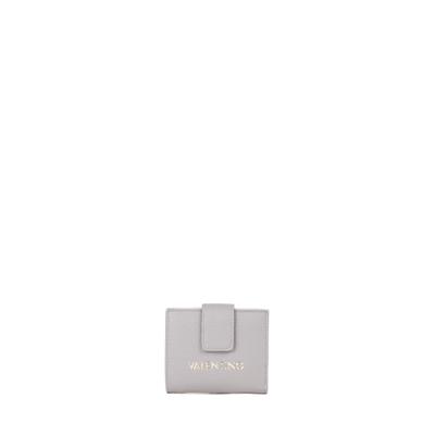 Geldbörse VALENTINO BAGS "ALEXIA", Damen, grau (hellgrau), Lederimitat, Kleinlederwaren, Damen Portemonnaie, Geldbeutel, Money Pocket mit Münzfach