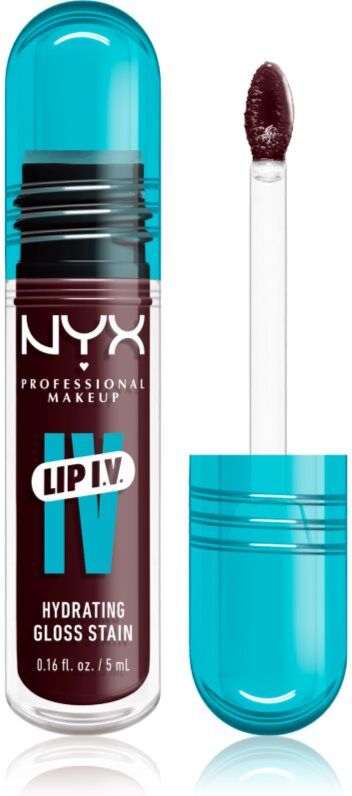 NYX Professional Makeup Lip IV Langtidsvarende læbeglans med fugtgivende virkning Skygge 14 - MAUVE N MOIST 5 ml