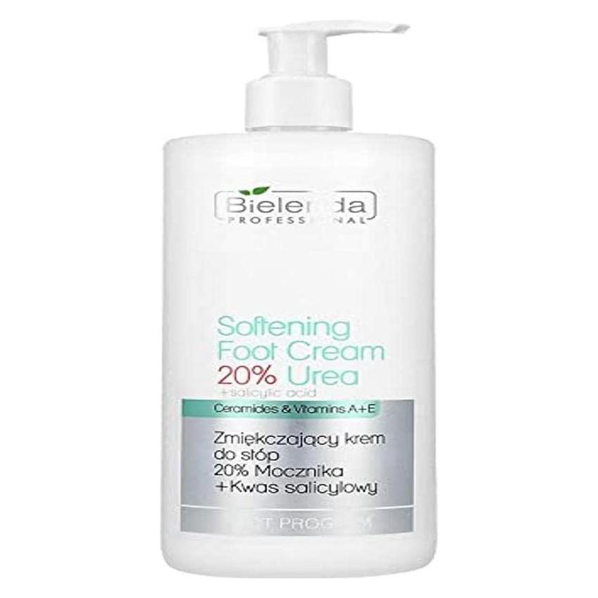 Bielenda PROFESSIONAL Podo Expert Program Softening Foot Cream 20% Urea zmiękczający krem do stóp (Fusscrème & Fussgel, 500 ml) (5902169012878)