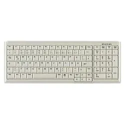 Cherry Industry 4.0 Compact Notebook (US, Kabelgebunden), Tastatur, Weiss, Grau