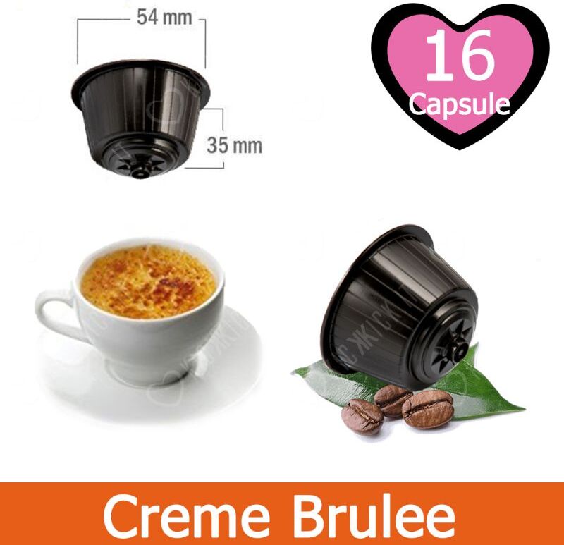 Caffè Kickkick 16 Caffè Creme Brulee Nescafè Dolce Gusto Capsule Compatibili