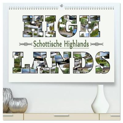 Schottische Highlands (hochwertiger Premium Wandkalender 2027 DIN A2 quer), Kunstdruck in Hochglanz