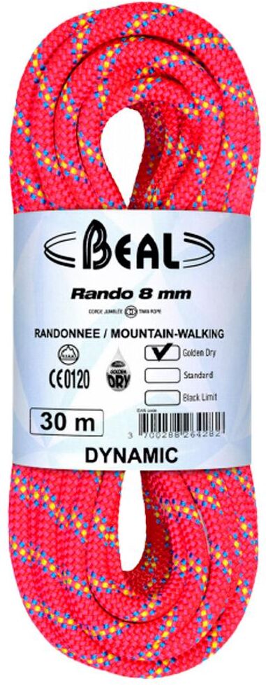 Beal  - Rando 8mm Golden Dry Pink - 20 - Corde
