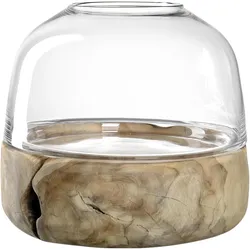 Leonardo, Windlicht, Teelichthalter Candela 26 cm, Braun