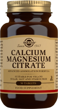 Solgar Calcium Magnesium Citrate 50caps