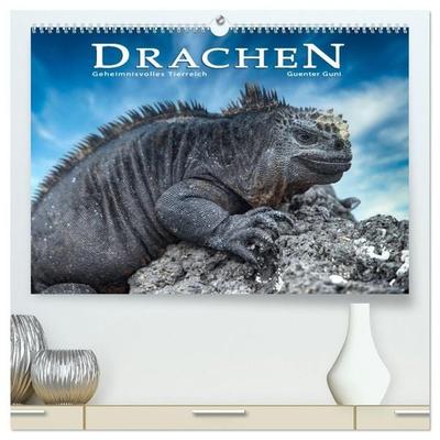 Drachen: Geheimnisvolles Tierreich (hochwertiger Premium Wandkalender 2027 DIN A2 quer), Kunstdruck in Hochglanz