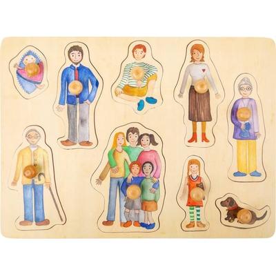 Setzpuzzle Familie und Freunde