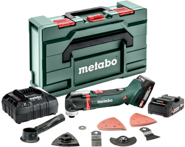 Multi-outil à batterie Metabo MT 18 LTX Mallette plastique compacte ; 18V 2x2Ah Li-Ion + ASC 55 (613021510)