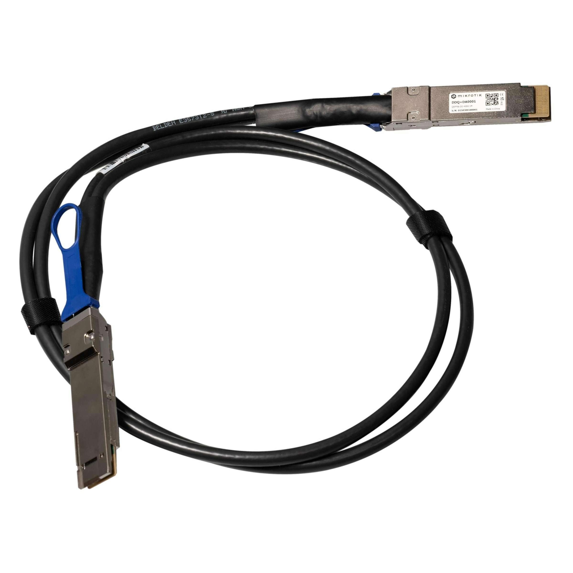 MikroTik 400G Direct Attach Cable 1m DDQ+DA0001 (1 m) (DDQ+DA0001)