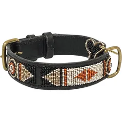 Kampuni Hundehalsbånd Swahili Antique medium, 53x3,2 cm (Hund), Halsband + Leine