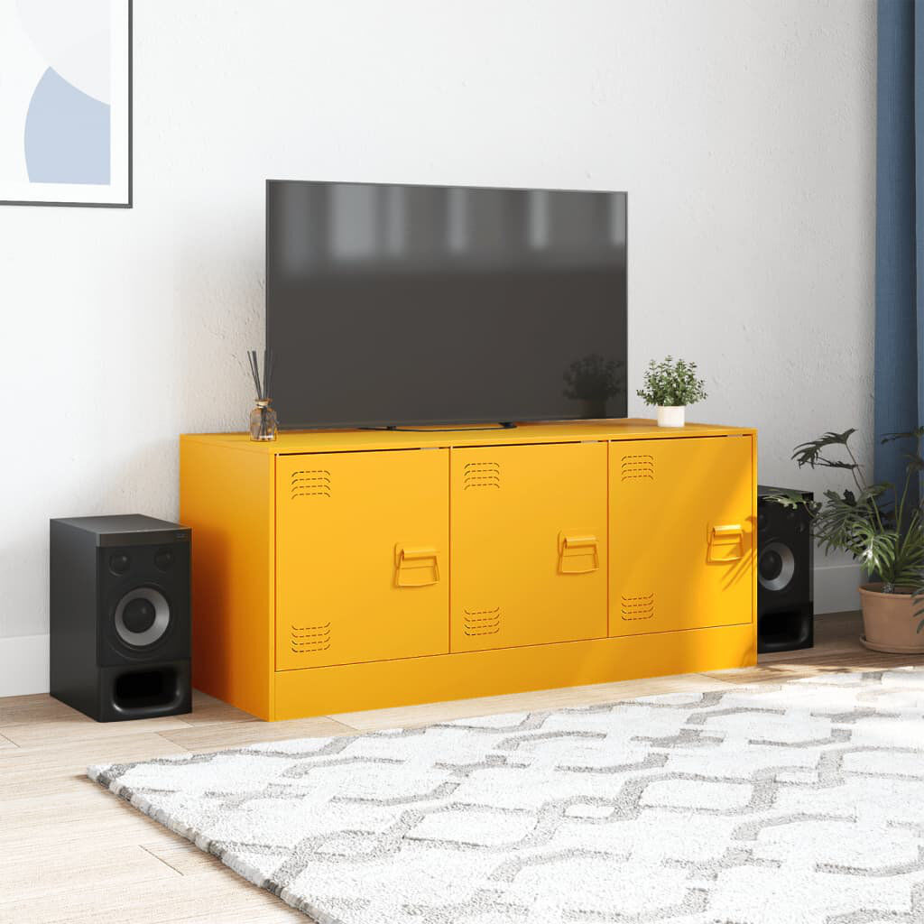 Borough Wharf Alamar TV Stand for TVs up to 24" Mustard 24"