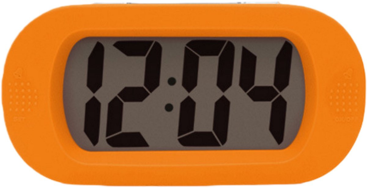 Longziming Digitale Kinderwekker met Snooze en Nachtlicht, Oranje