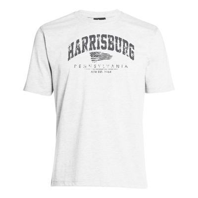T-Shirt AHORN SPORTSWEAR "HARRISBURG", Herren, Gr. 6XL, weiß, 100% Baumwolle, bedruckt, normal, Rundhals, Shirts T-Shirt, mit modischem Print