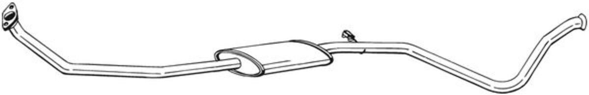 Bosal Silenziatore centrale 291-891