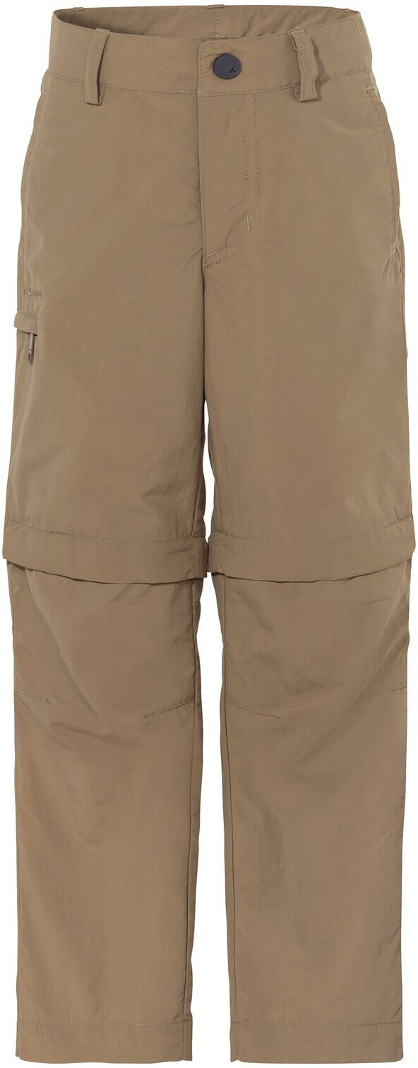 Zip-off-Hose VAUDE "KIDS DETECTIVE ANTIMOS ZO PANTS", Kinder, Gr. 110/116, N-Gr, oat, Obermaterial: 100% Polyamid, Hosen Zip-off-Hose, für Wandern, mit Anti-Moskito-Ausrüstung, mit mehreren Taschen oat 110/116, N-Gr