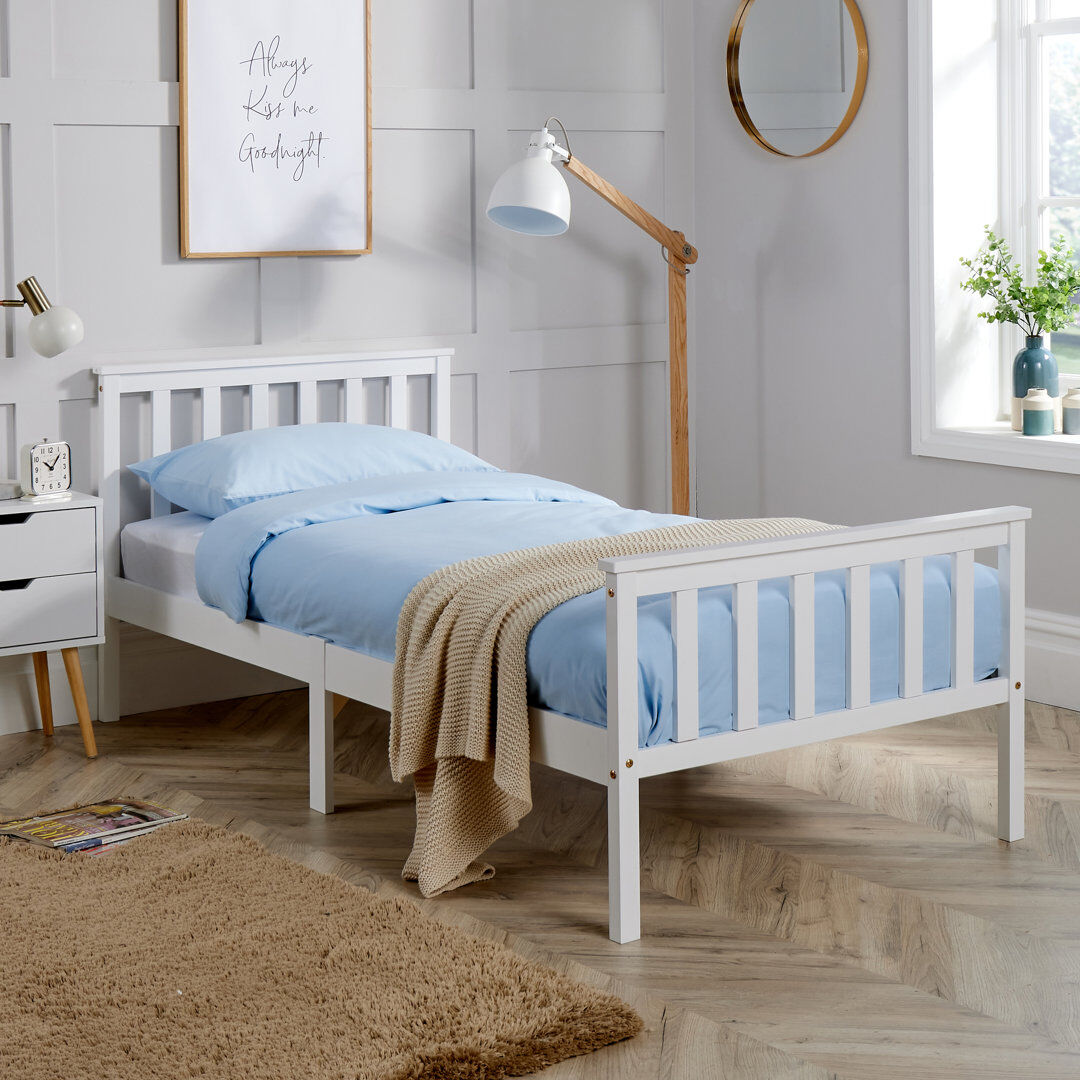 Three Posts Koelb Bed White Small Double (4')