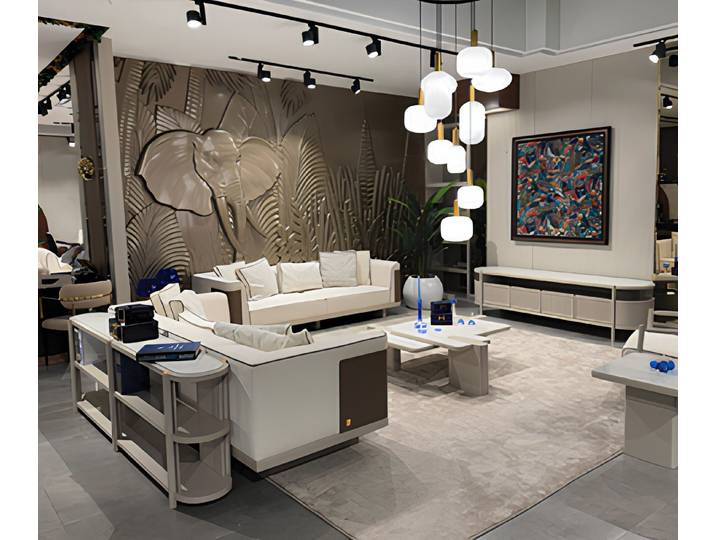 Xlmoebel Polstergarnitur Moderne weiße Couchgarnitur von XLMOEBEL mit hohem Sitzkomfort, (Polstergarnitur, 4-tlg., Weiße Couchgarnitur), Made in Europa