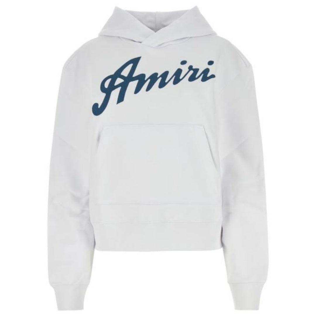 Amiri California Hawaiiaans ontwerp witte hoodie