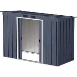 Duramax, Gartenhaus + Gartenschrank, Metall Gerätehaus 263x113 Gartenhaus