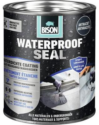 Bison Antra Waterproof Seal Liquid Membrane, Antracietgrijs, 1 kg