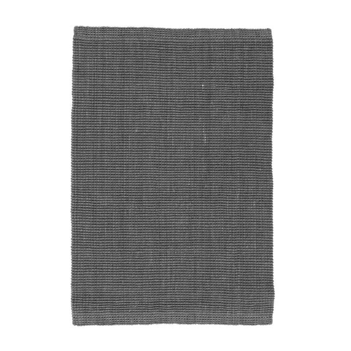 Dixie Fiona jute vloerkleed loodgrijs B/D: 60 x 90 cm