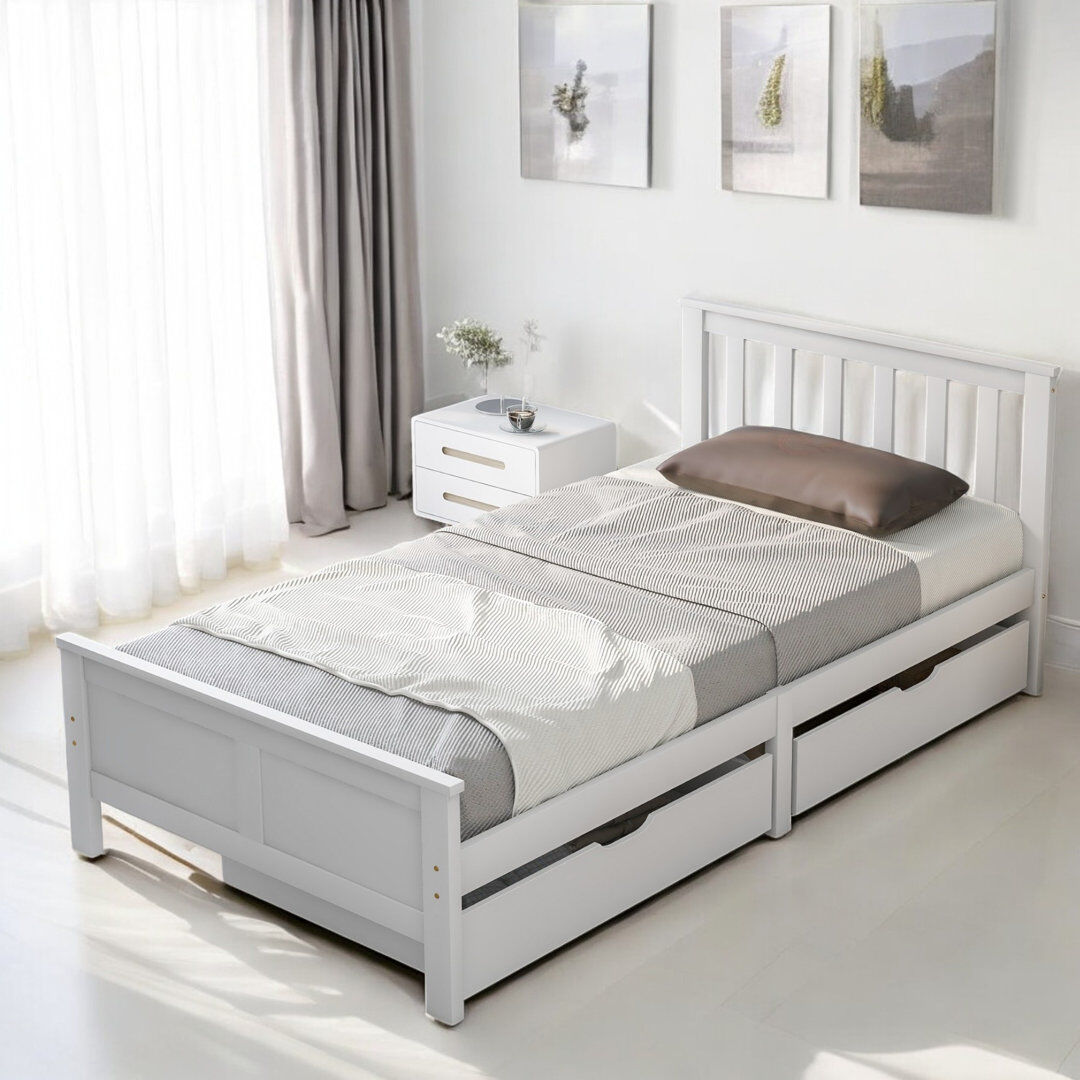ClassicLiving Hartwick Bed White Single (3')